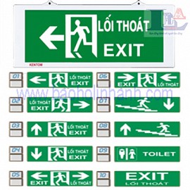 ĐÈN EXIT,ĐÈN CHỈ HƯỚNG THOÁT NẠN KENTOM 610